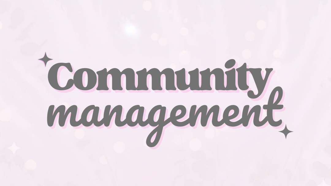 Community management