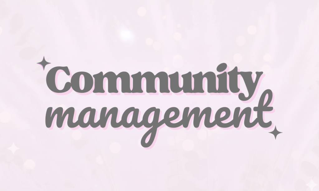 Community Management