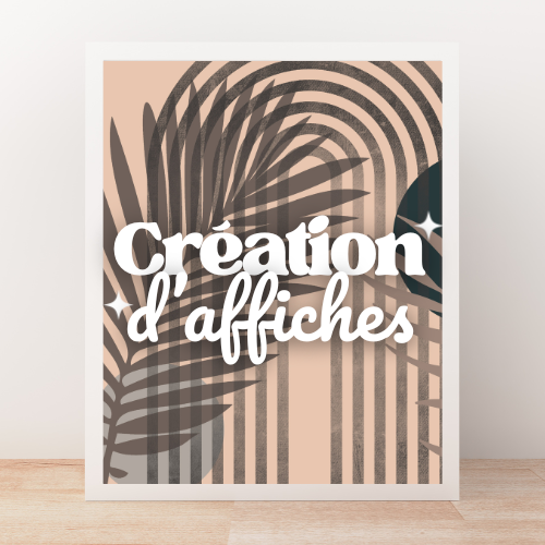 Création d'affiches