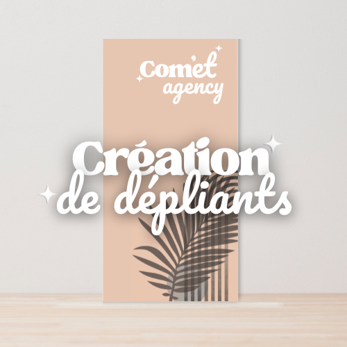 Création de dépliants 3 volets