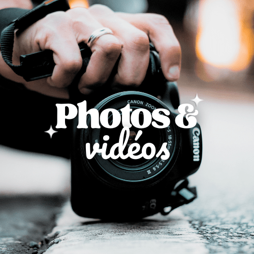 Prise de contenus photos et vidéos